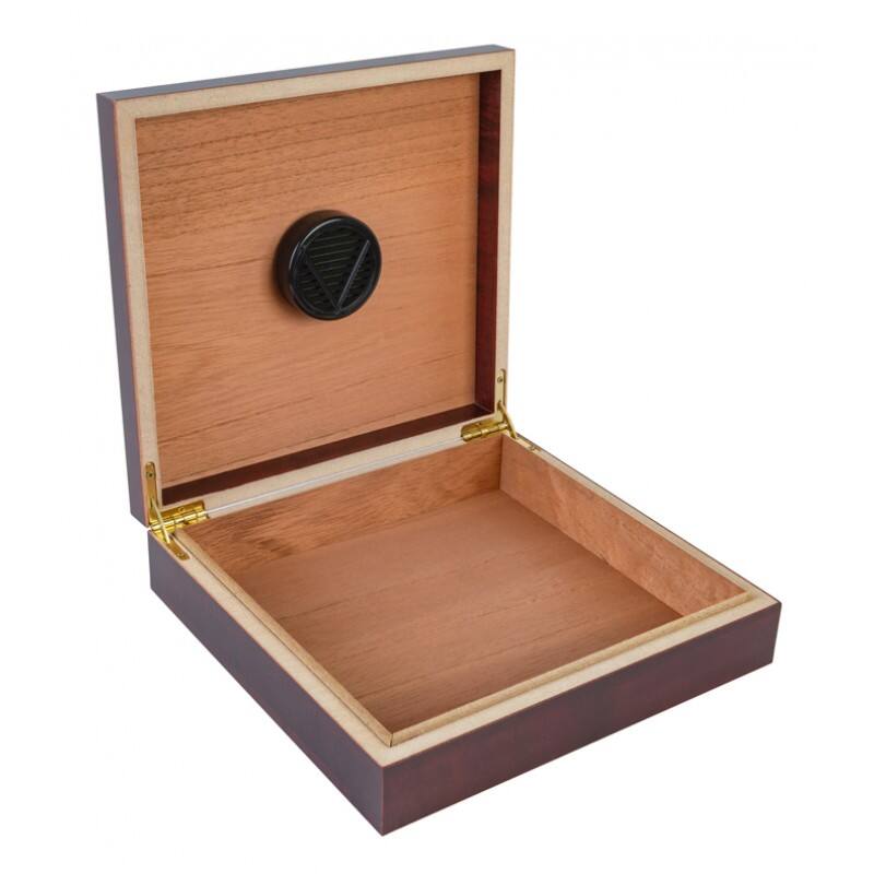 Alt View 1. Prestige - Portable Travel Cigar Humidor (Cherry) - Cherry Finish.