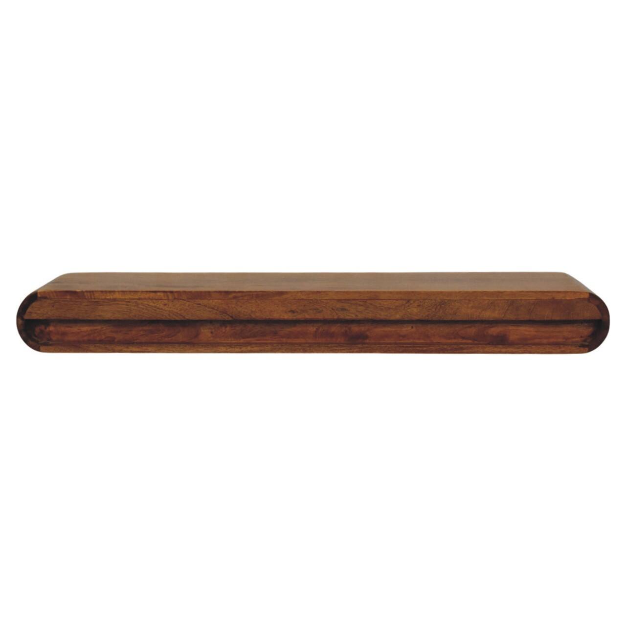 Back. Artisan Furniture - Artisan Furniture Solid Wood Solis Wall-Mounted Console - Brown.