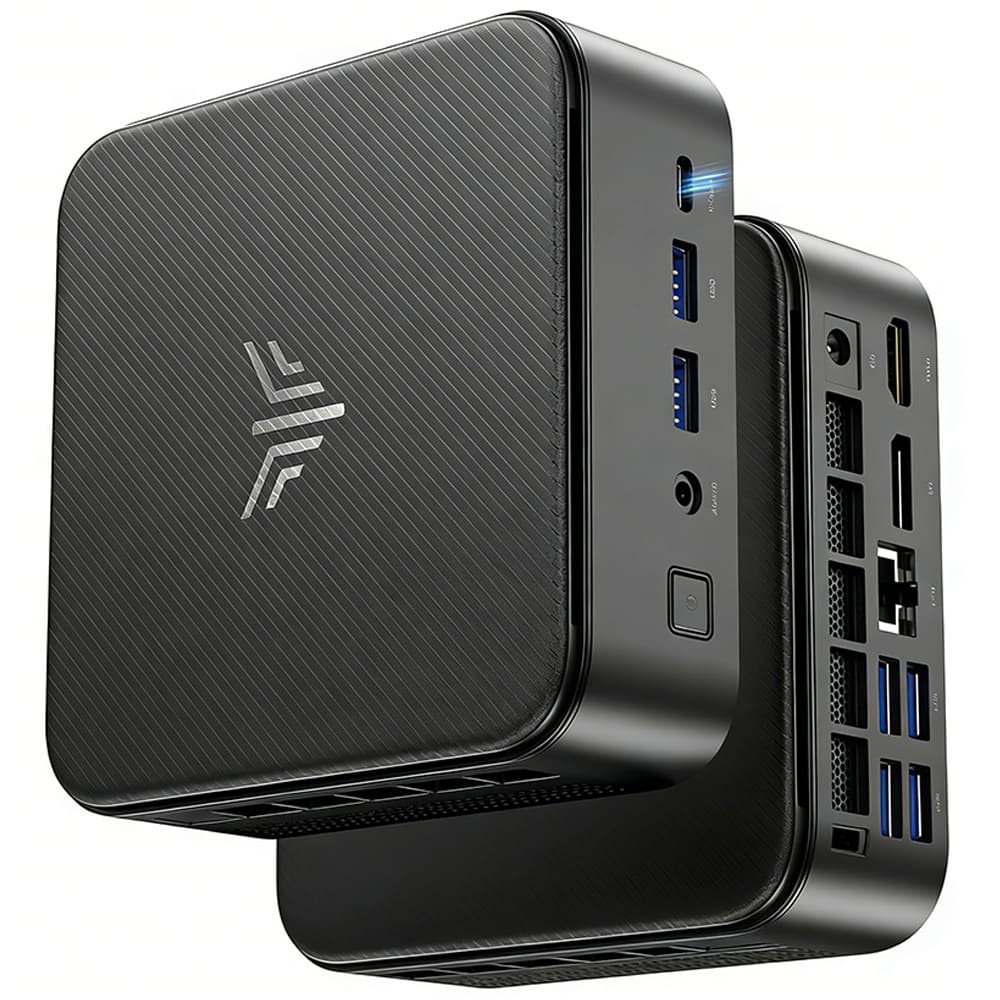 Kamrui - E3B Mini PC - AMD Ryzen 5 7430U 32GB RAM 512GB SSD Mini Gaming Computers WiFi 6 BT5.2