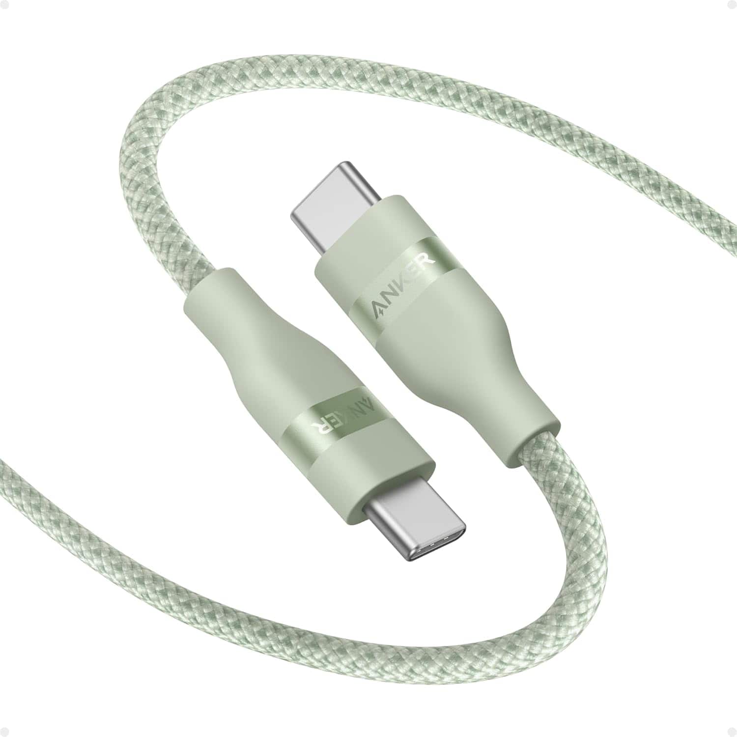 Anker - Nano USB C Cable Softline - Green