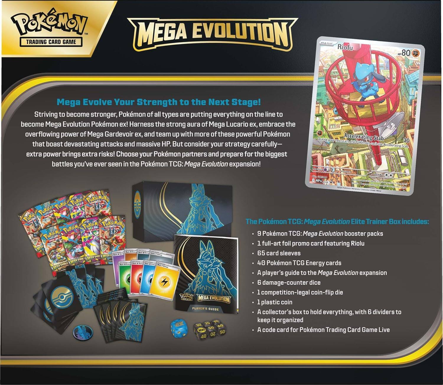 Pokémon Trading Card Game: Mega Evolution Elite Trainer Box [Mega