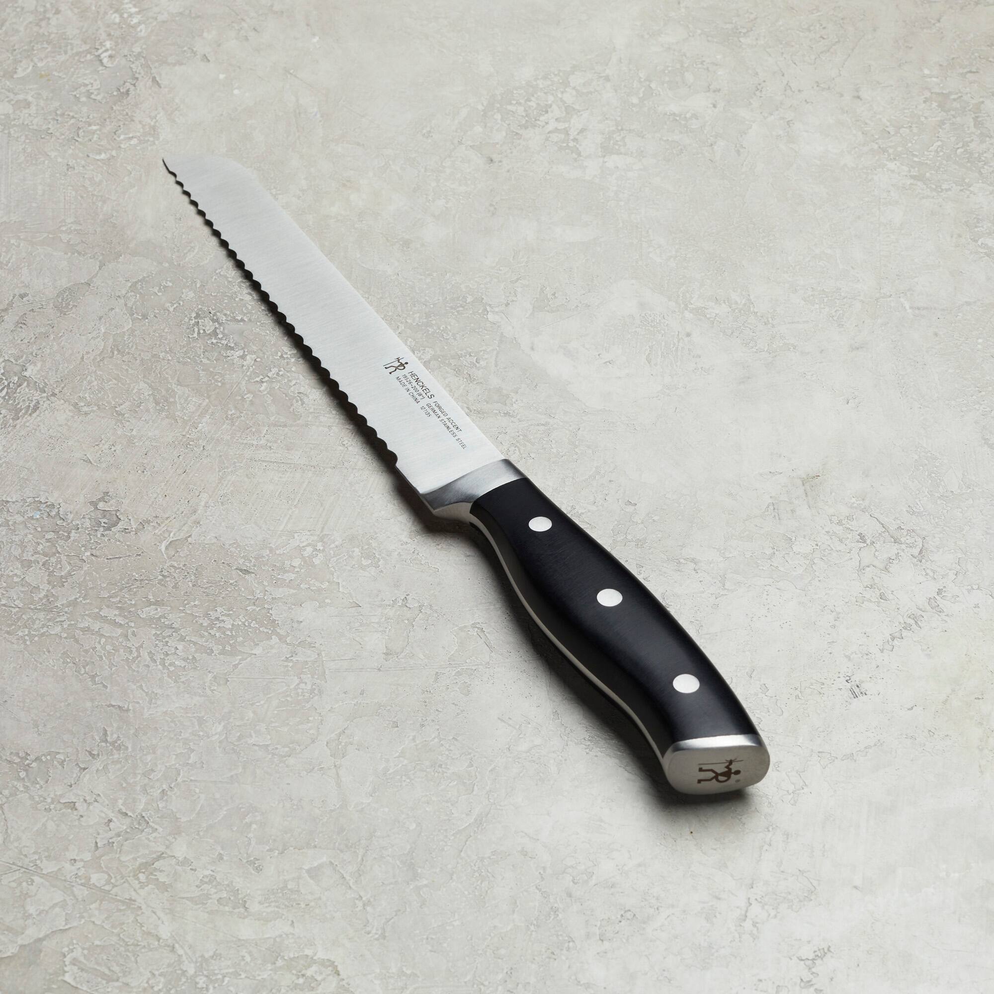 Alt View 2. Henckels - Henckels Forged Accent 8-inch Bread Knife - Stainless Steel.