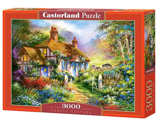 Castorland Puzzle, 3000 Forest Cottage, Castorland, 3000, No C-300402-2, 36260m, KENFCLA