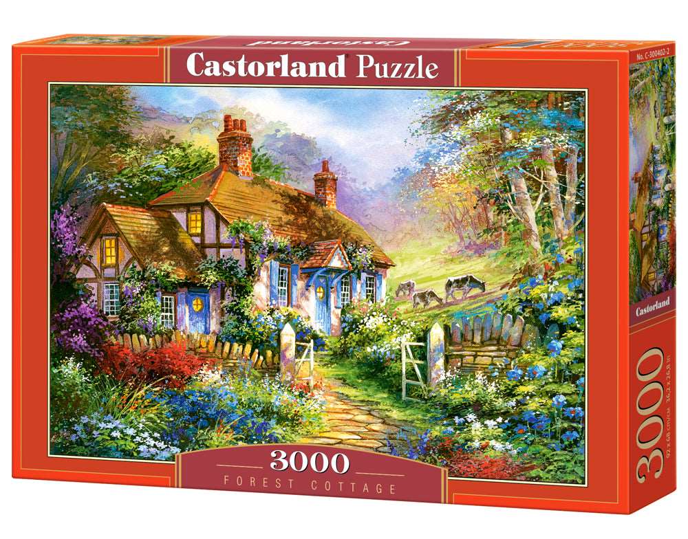 Castorland Puzzle, 3000 Forest Cottage, Castorland, 3000, No C-300402-2, 36260m, KENFCLA