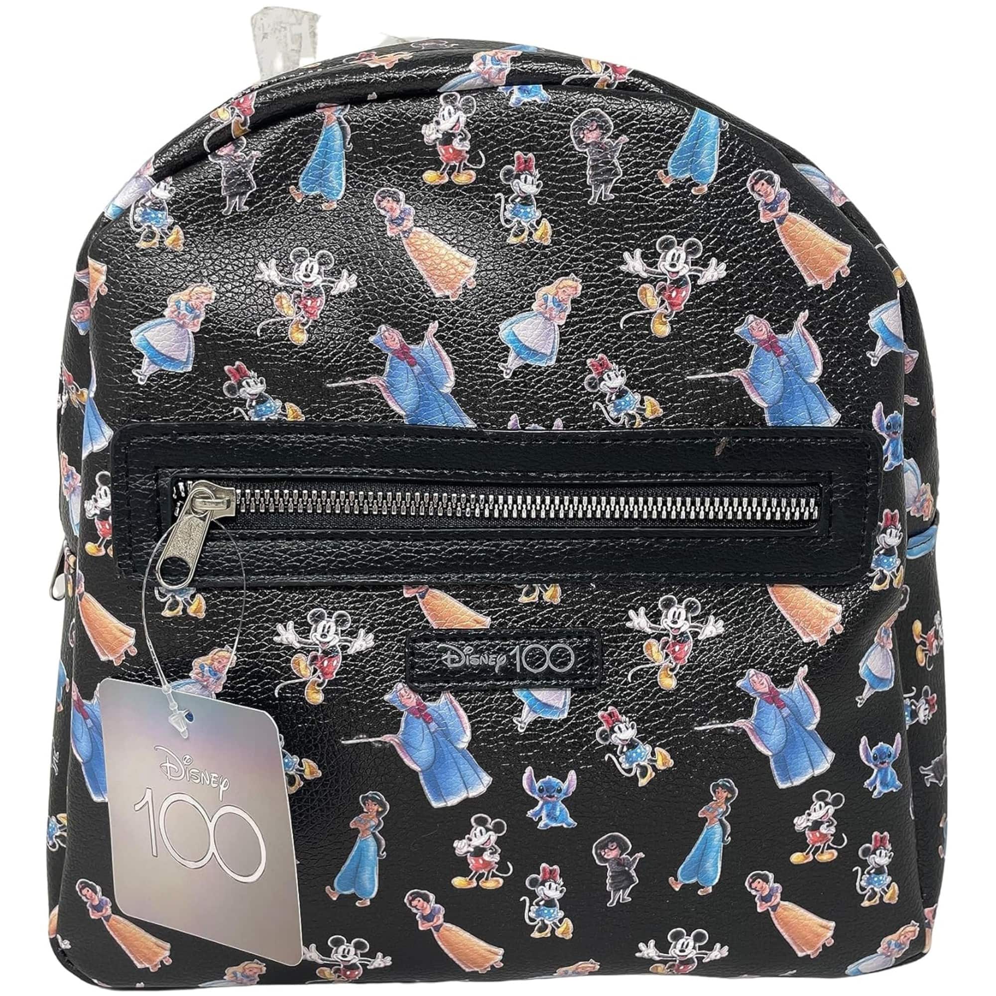 Disney - 100th 10 inches Deluxe Mini Backpack - Black