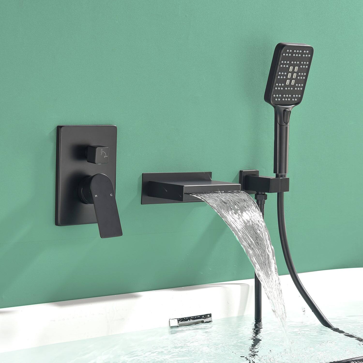 The text on the image is:

- H C