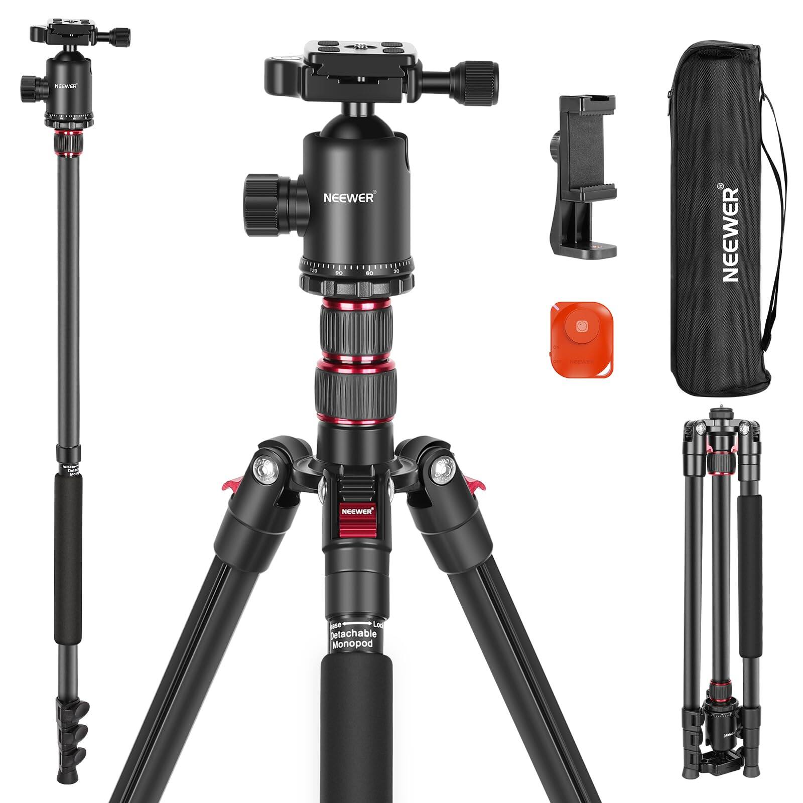 NEEWER 2-in-1 Retractable Monopod