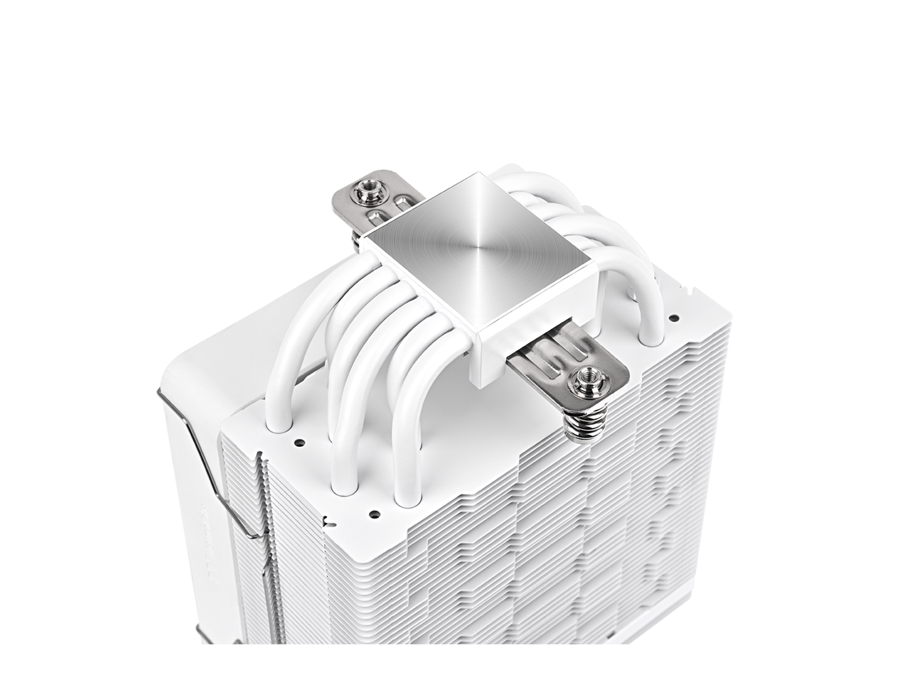 Alt View 7. Thermaltake - Thermaltake ASTRIA 400 ARGB Cooler, 6 Cu Pipes, 120mm Fan, 230W TDP, White - White.