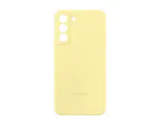 Front. Samsung - Samsung Galaxy S22 Plus Silicone Cover I Color: Yellow - Yellow.