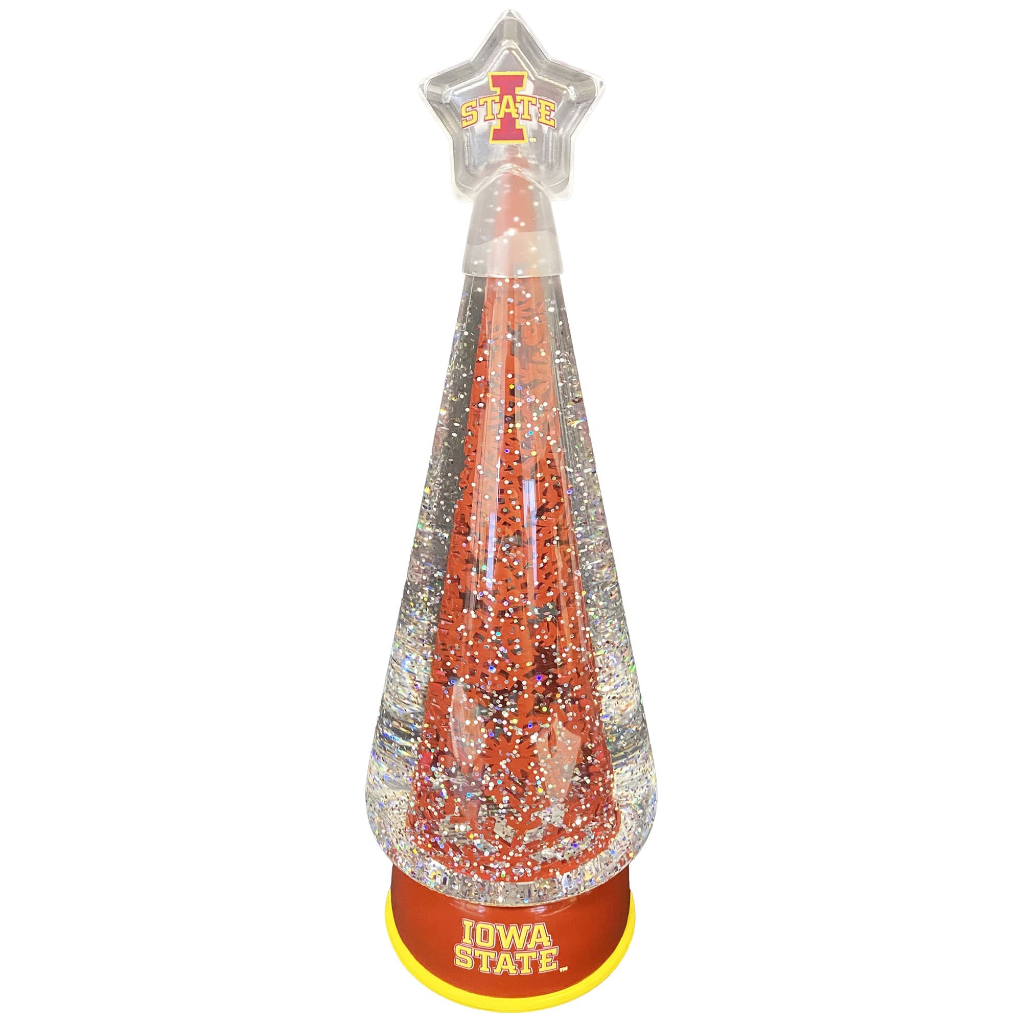 Santa's Workshop - Iowa State Cyclones 12" Tree Globe - Red