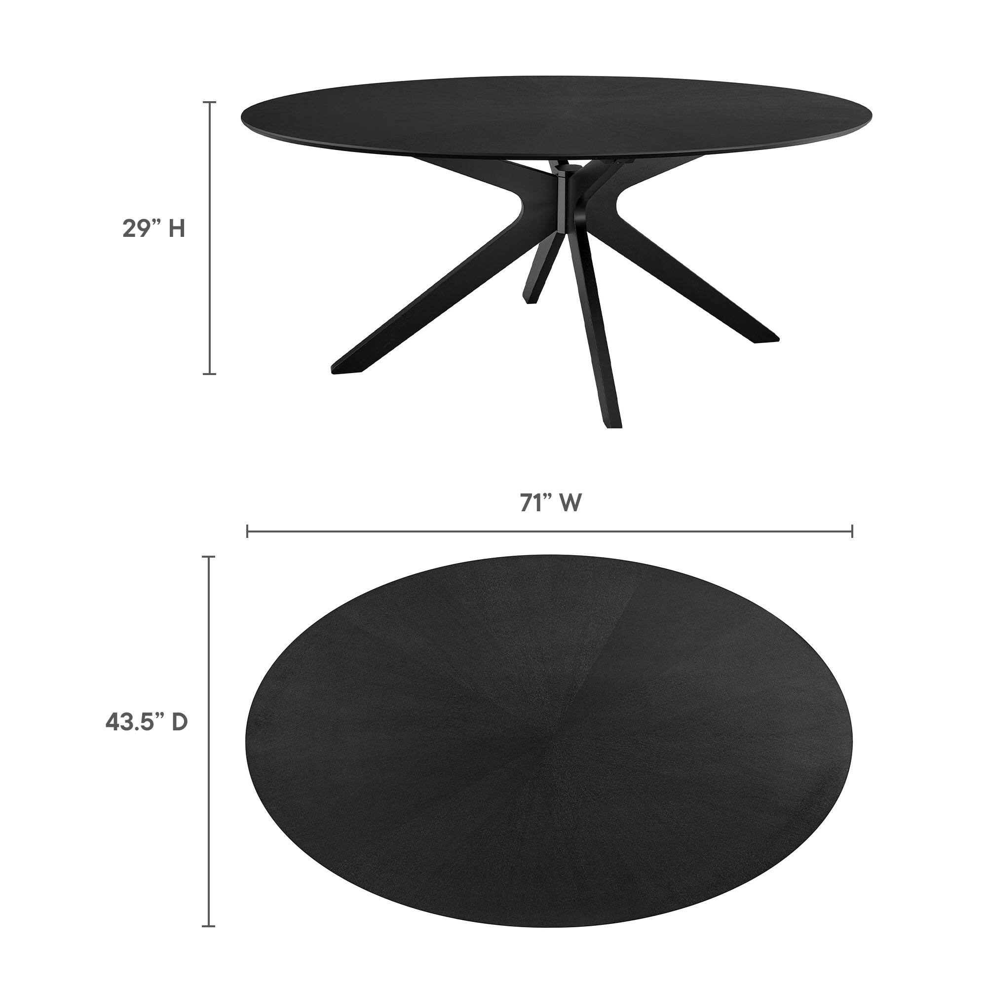 29" H 71" W 43.5" D