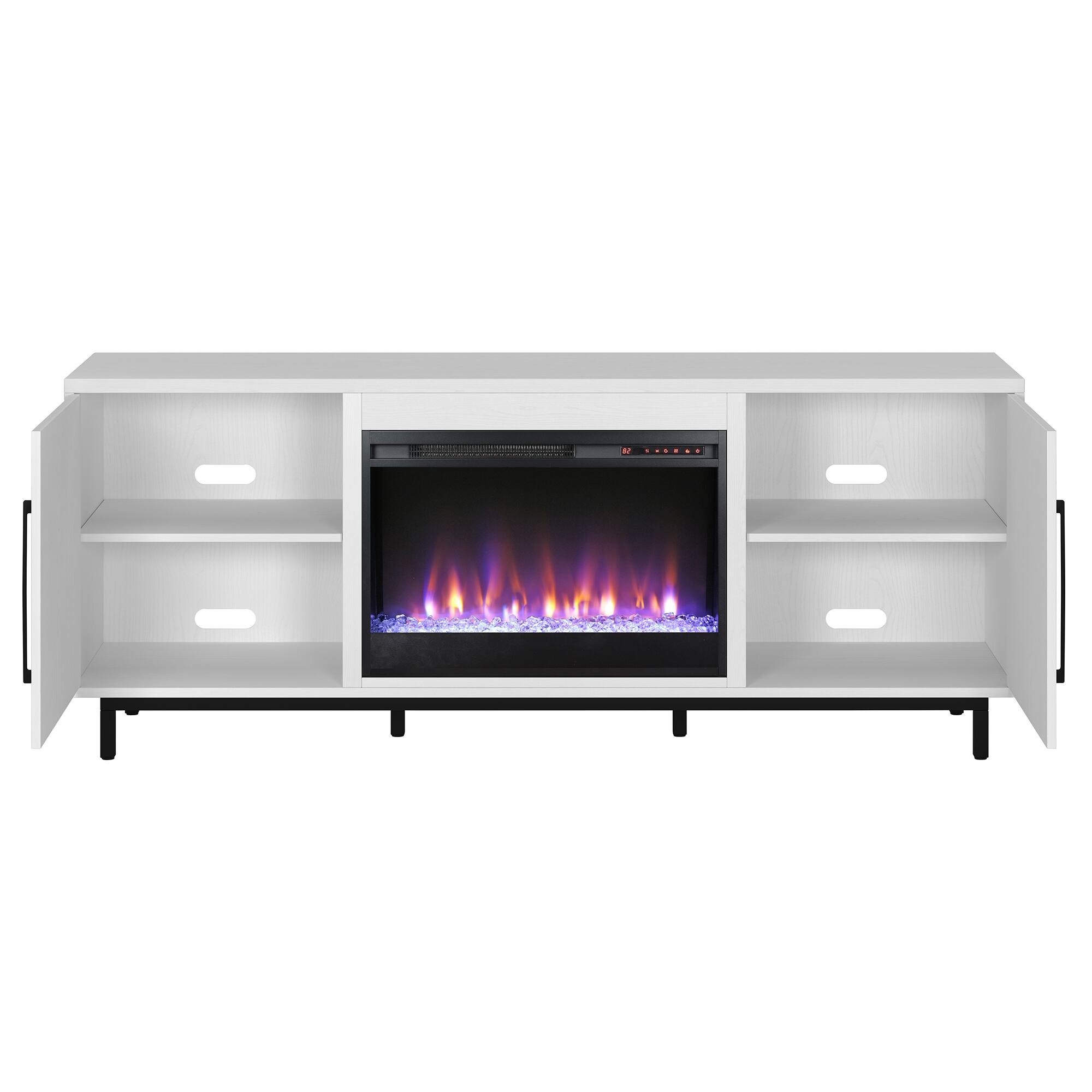 Alt View 16. Camden&Wells - Julian TV Stand for Most TV's up to 75" - White.