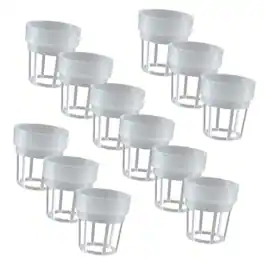 12 Replacement Baskets for Ivation IVAHG20 Indoor Growing Kit - Neutral
