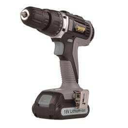 Steel Grip - 18V 3/8 in. Cordless Drill Kit (Battery & Charger)
