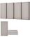 Front. VEVOR - 4 PCS Acoustic Panels, 2 inch Thick 23.6 x 11.8 inch Fiberglass Sound Absorbing Panels, Self-adhesive Soundproof Wall - Camel.