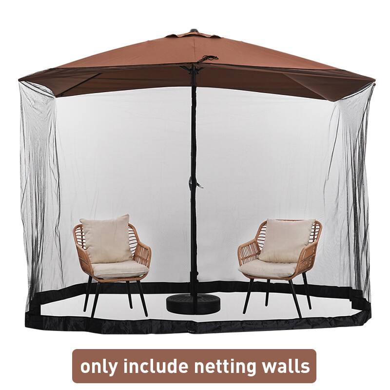 only include netting walls