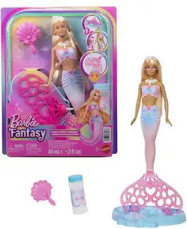 Mattel - Barbie Bubble Sparkle Mermaid Doll - COLLECTIBLES - Multicolor