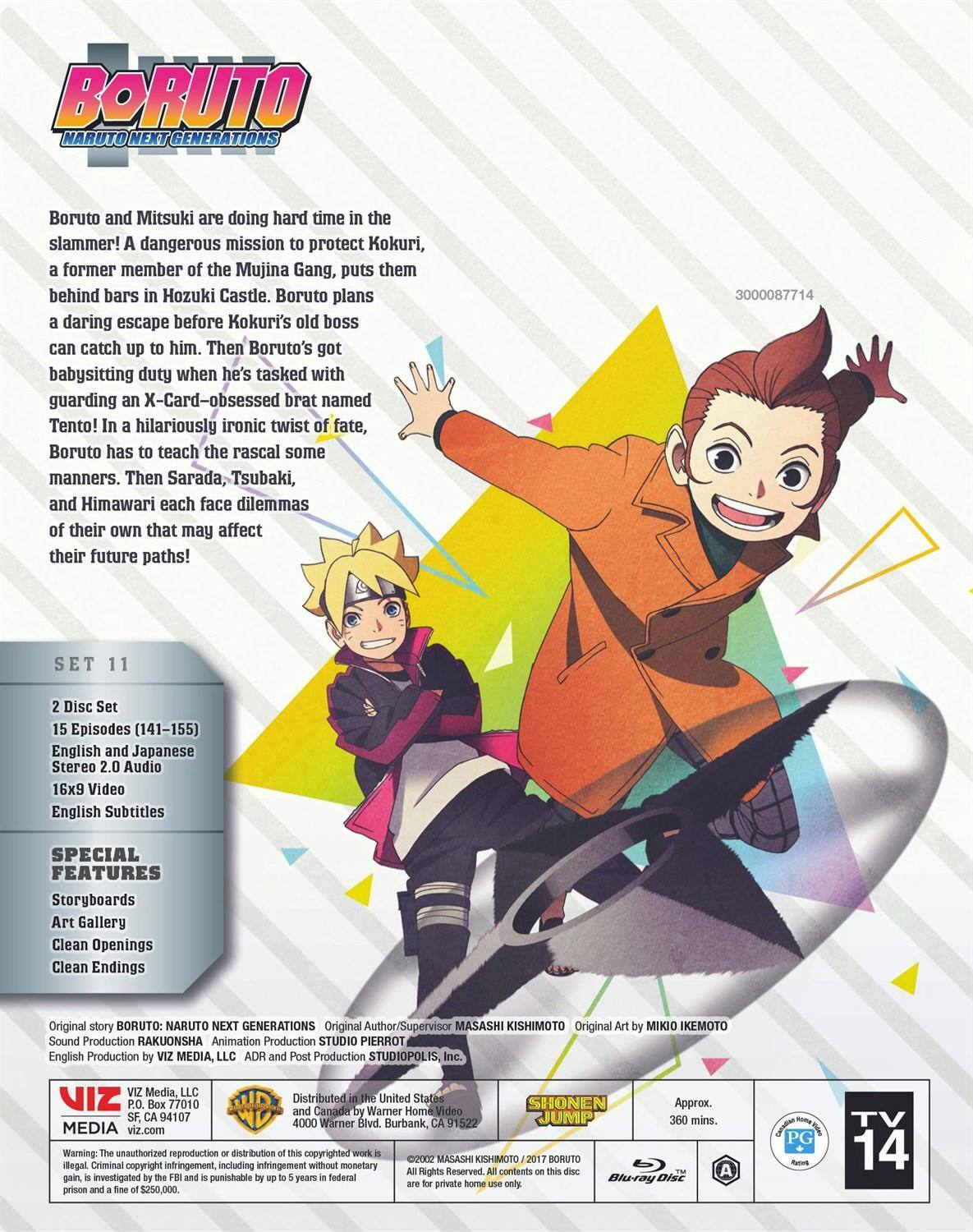 Back. Boruto: Naruto Next Generations The Mujina Gang [Blu-ray].