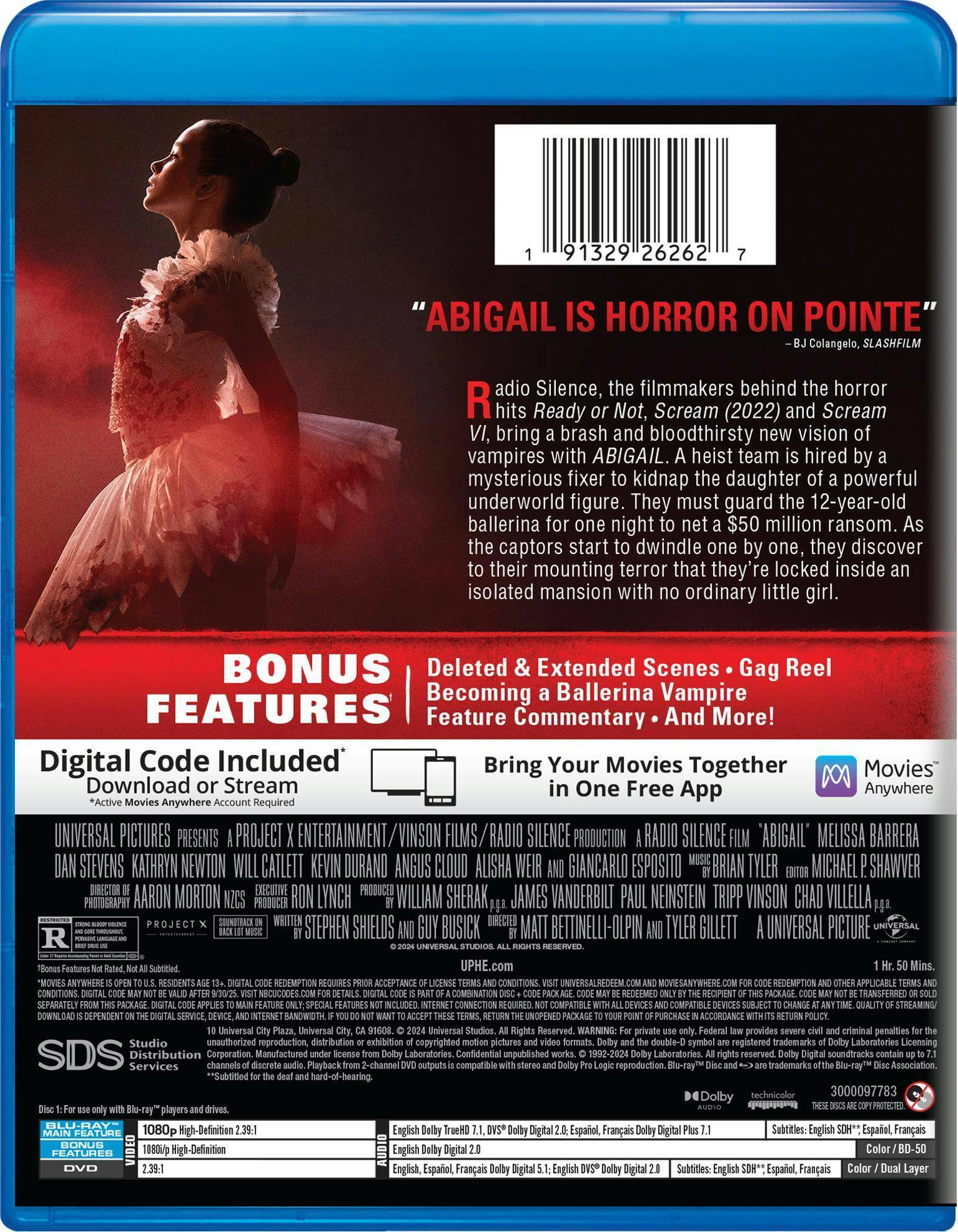 Back. Abigail   - BLU-RAY.