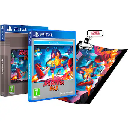 PS4 Spacewing War
PS4 & PS4
Spacewing War
SPACEWING WAR
7
RED ART GAMES
www.peg.info
+ POSTER INCLUDED! - E10+ (Everyone 10+)