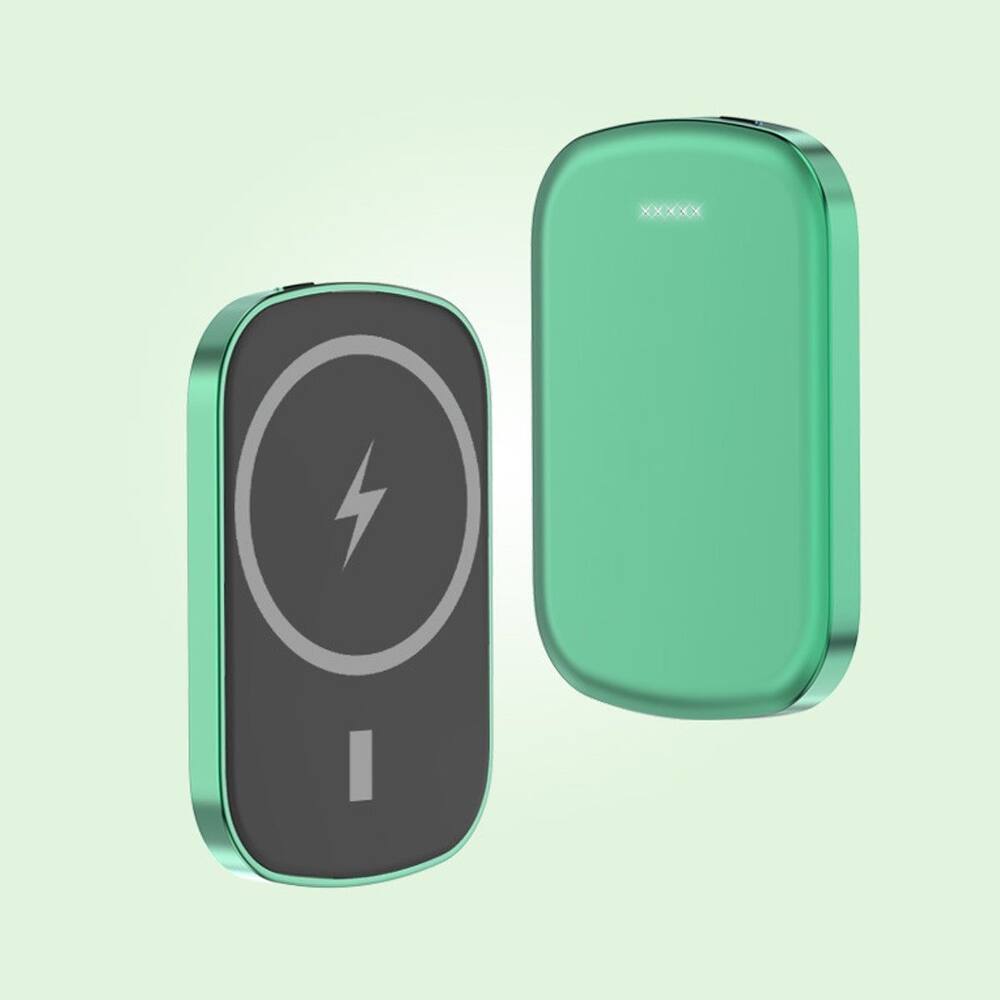 Alt View 10. Loheer - Loheer magnetic portable wireless charger for Apple and Android, slim profile, 15W fast charging power bank.