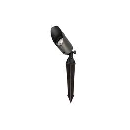 Elitco Lighting - Outdoor 12V Cast Brass Spot Light, 2.25 inch Wide x 8 inch High - Dark Bronze