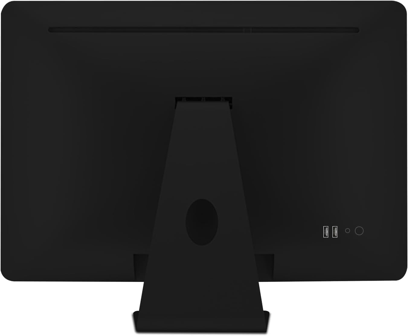 Back. STGSivir - STGSivir All in One Desktop PC, 22" FHD Display, i5 up to 3.7GHz, 16G RAM, 512G SSD, WiFi&BT, RGB Keyboard&Mouse, Win11H - Black.