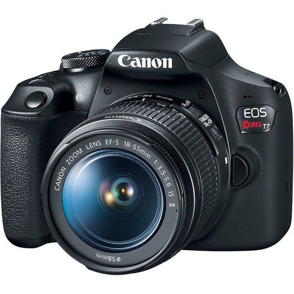Canon EOS Rebel T7 with EF-S Zoom Lens 18-55mm f/3.5-5.6 IS II