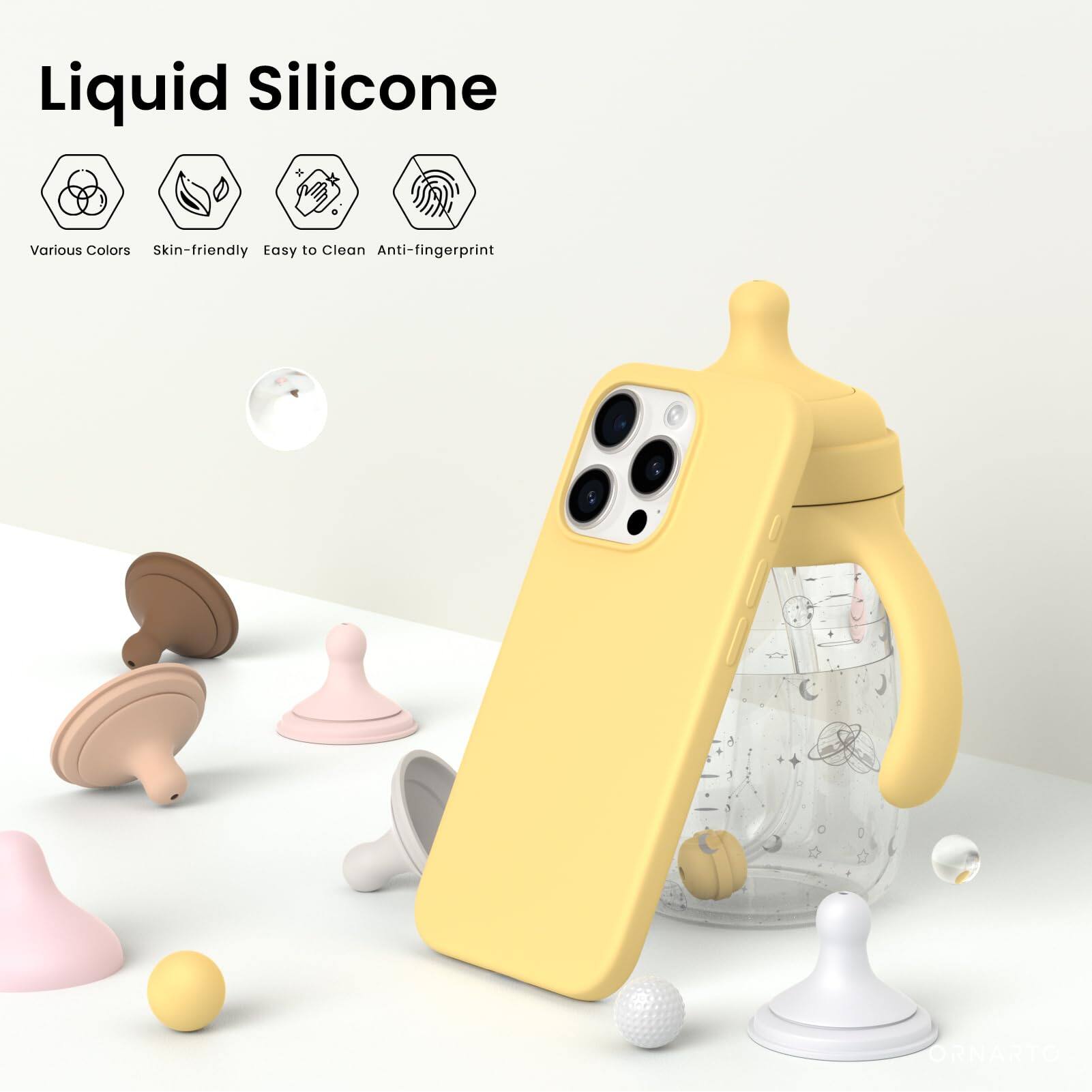 Liquid Silicone Various Colors Skin-friendly Easy to Clean Anti-fingerprint