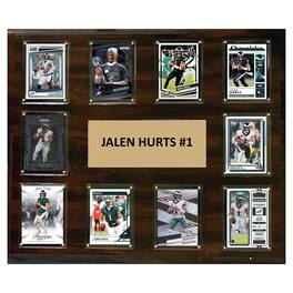 C&I Collectibles - Jalen Hurts Philadelphia Eagles 15" x 18" Trading Card Plaque - Multicolor
