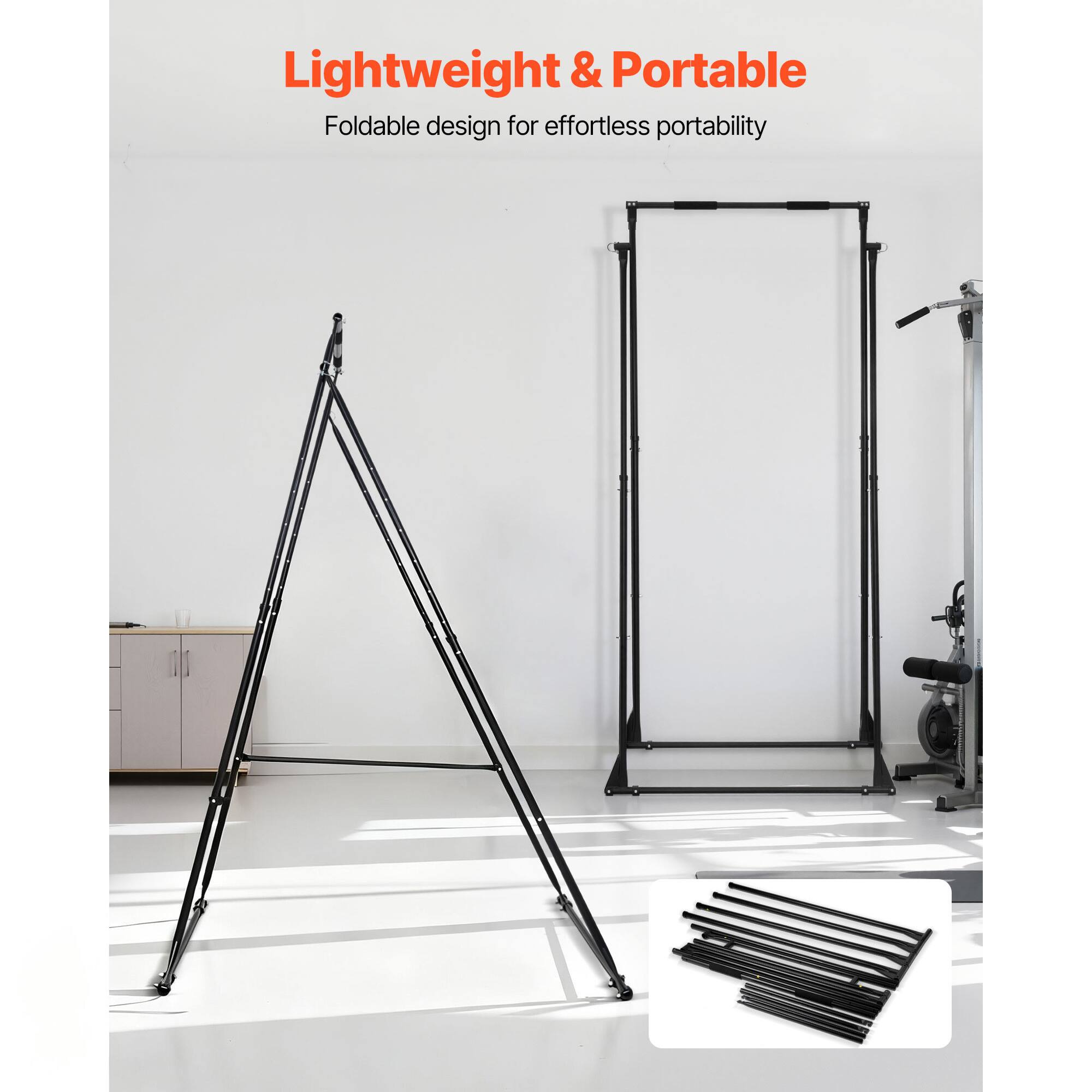 Lightweight & Portable  
Foldable design for effortless portability
