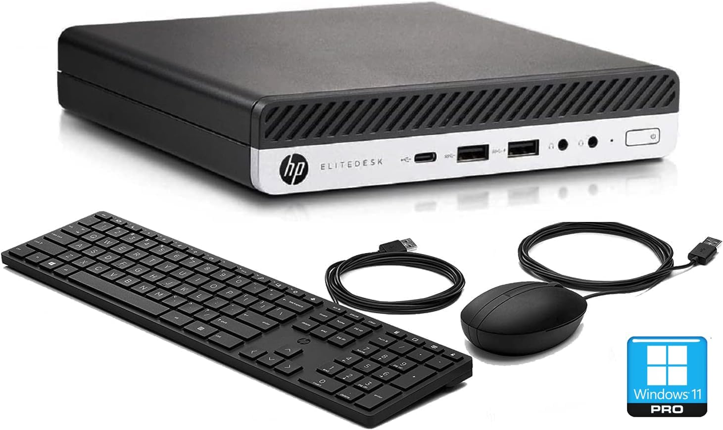 HP Refurbished Excellent EliteDesk 800 G5 Mini PC Desktop, Intel