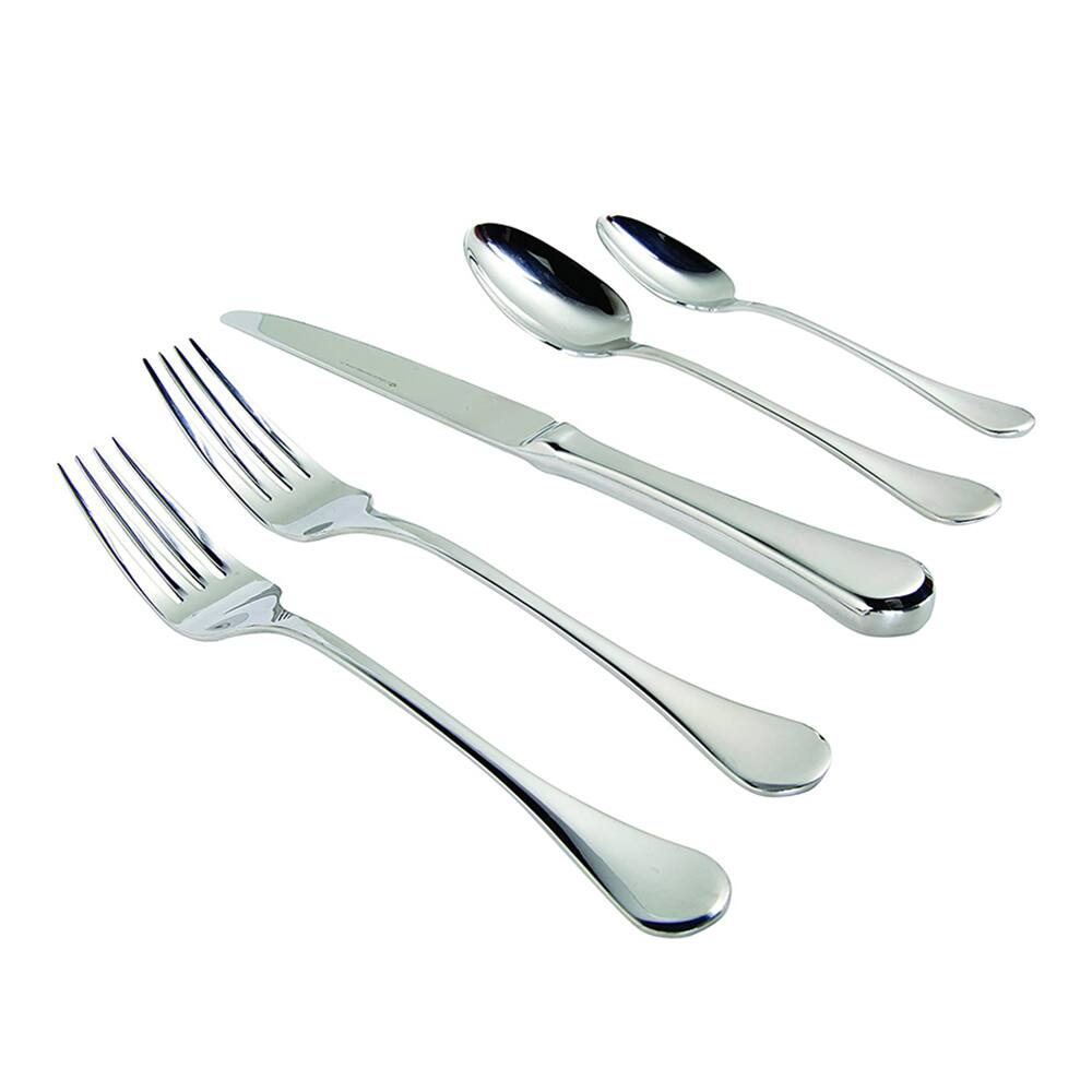 Alt View 2. Gibson - Gibson Home Manchester Classic Stainless Steel Flatware Silverware Set, 20 Piece - Silver.