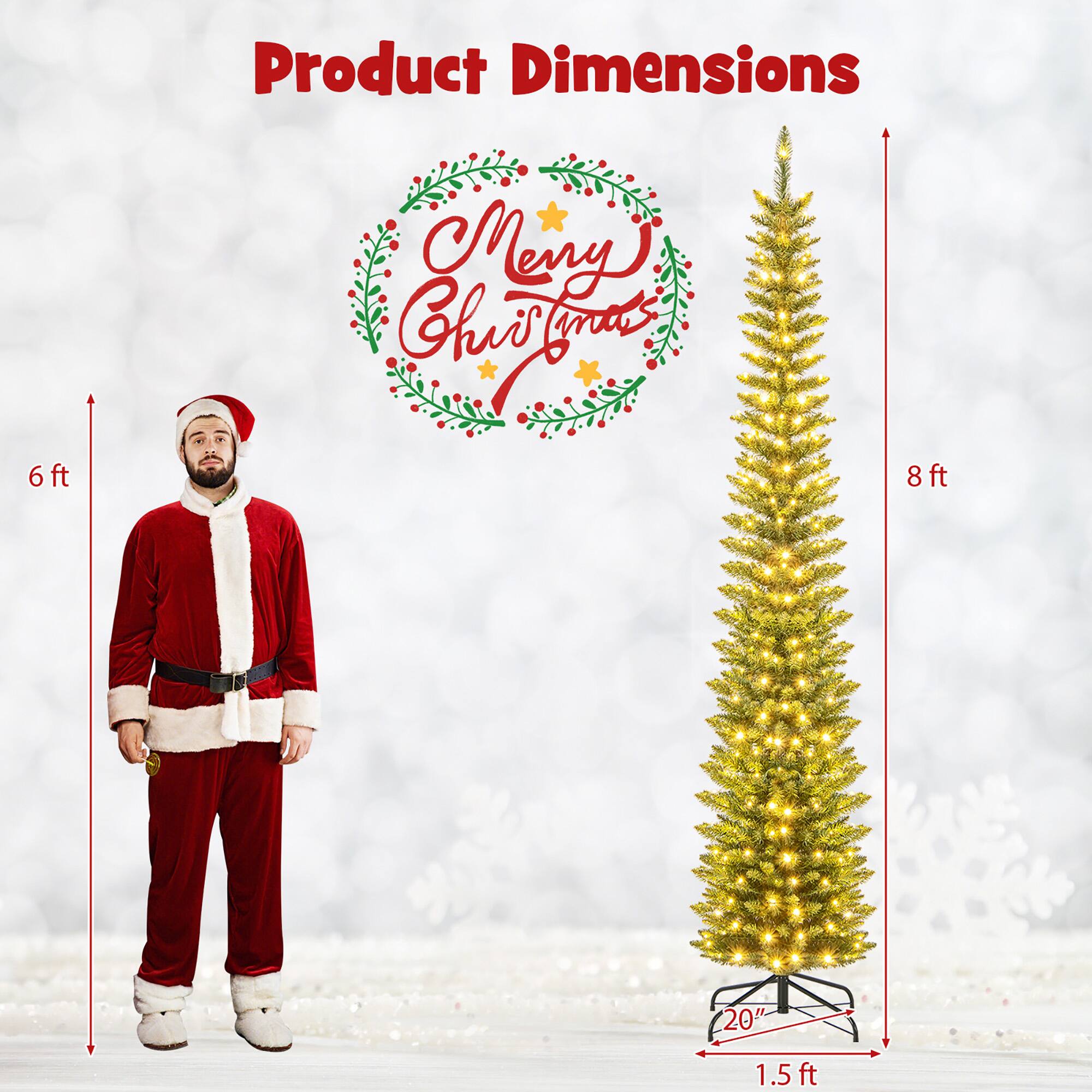 Product Dimensions

6 ft

8 ft

20"

1.5 ft