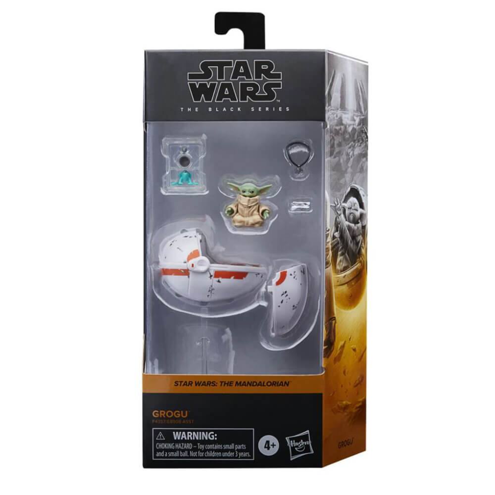 STAR WARS THE BLACK SERIES  
STAR WARS: THE MANDALORIAN  
GROGU  

WARNING: CHOKING HAZARD - Toy contains small parts and a small ball. Not for children under 3 years.  

4+