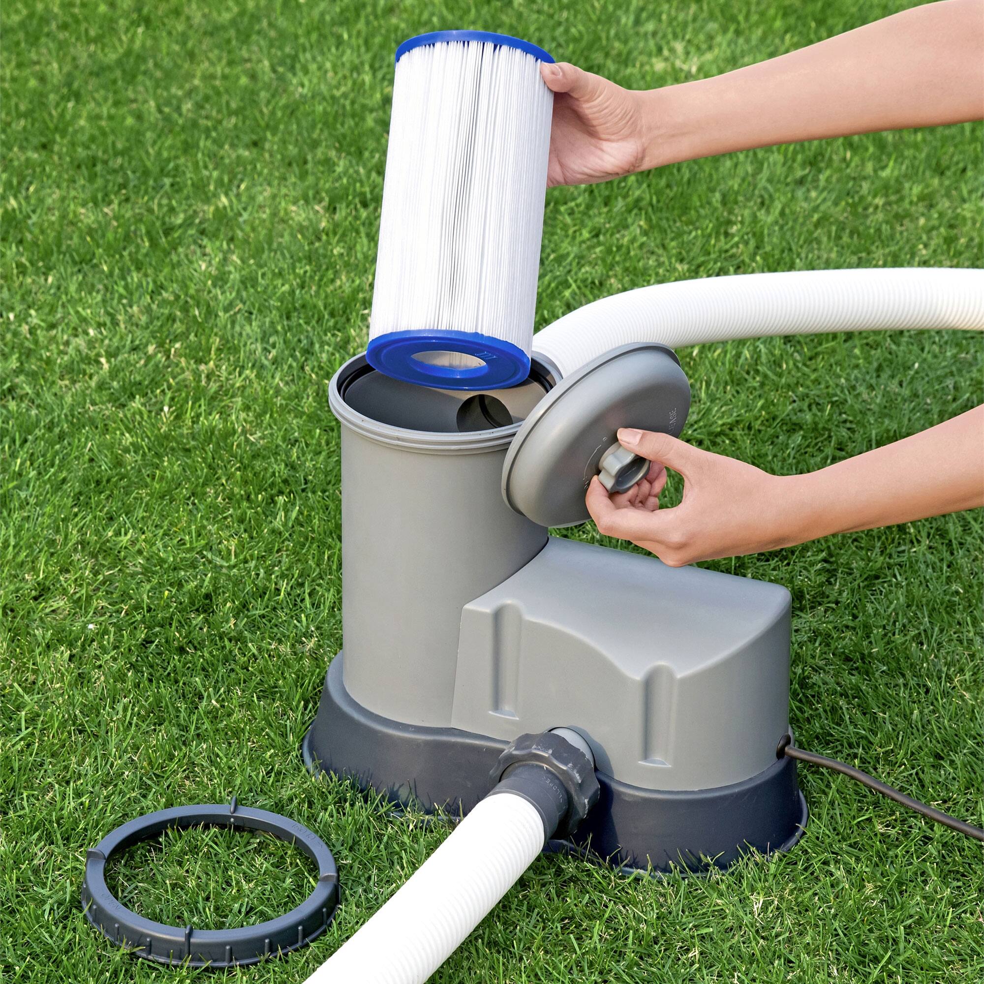 Alt View 10. Bestway - Bestway 4.2" x 8" Type III-A/C Filter Cartridge for Outdoor Pool Pump, 2 Pack.