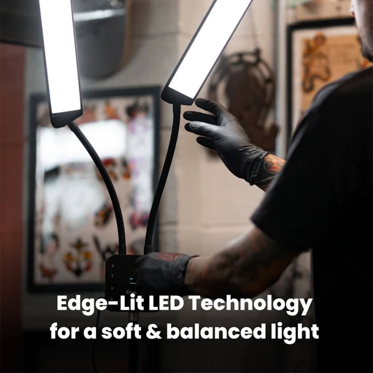 Edge-Lit LED Technology for a soft & balanced light