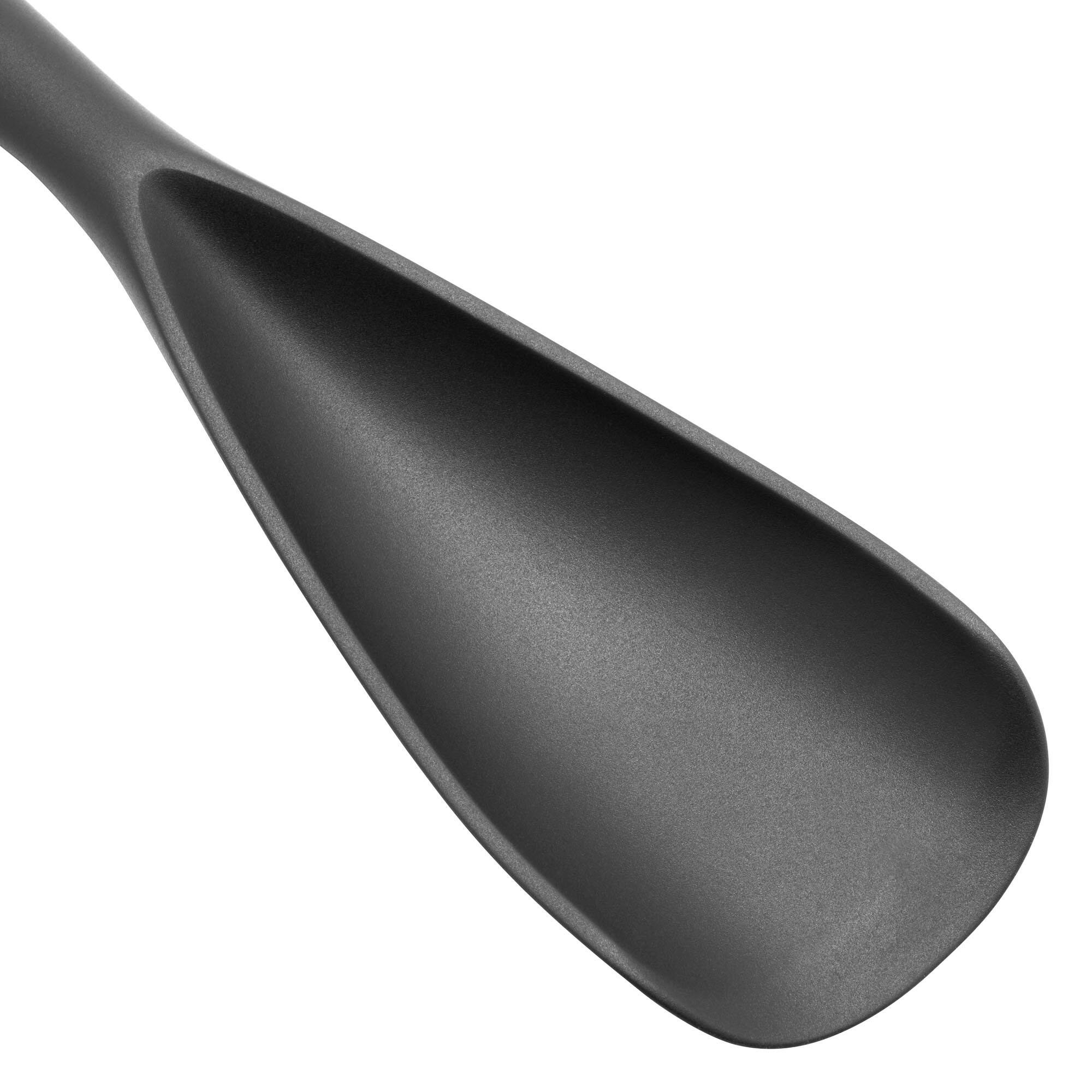 Alt View 3. Henckels - Henckels Silicone Onyx Cooking Utensil, Multipurpose Spoon Spatula - Black.
