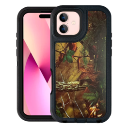 Entronix - Heavy Duty Case for iPhone 17 - Triple-Layer Protection - Camouflage