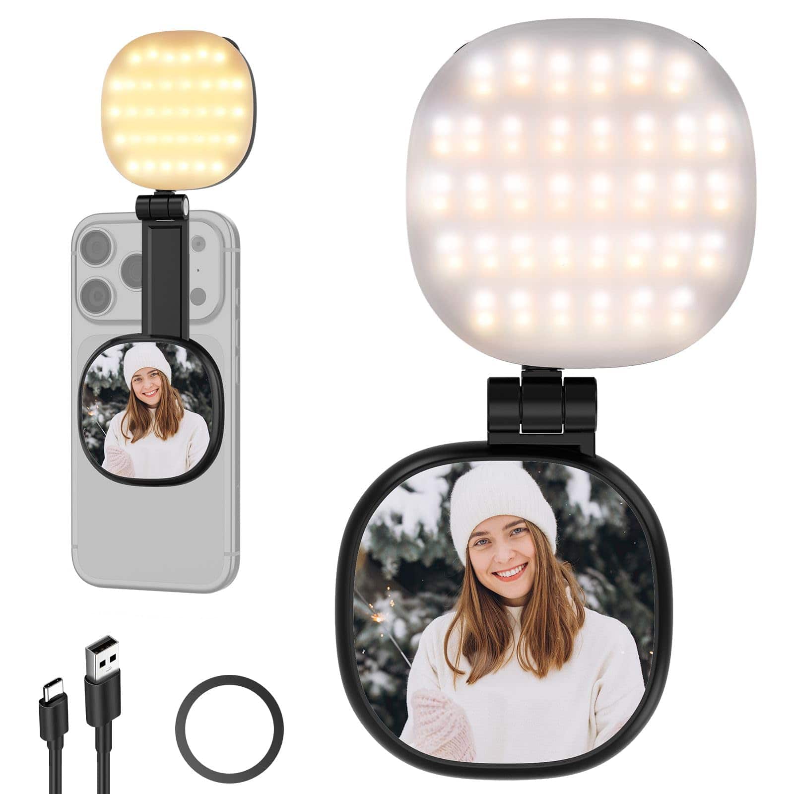 Neewer - Basics MagSafe Selfie Light, 2W, Bi-Color
