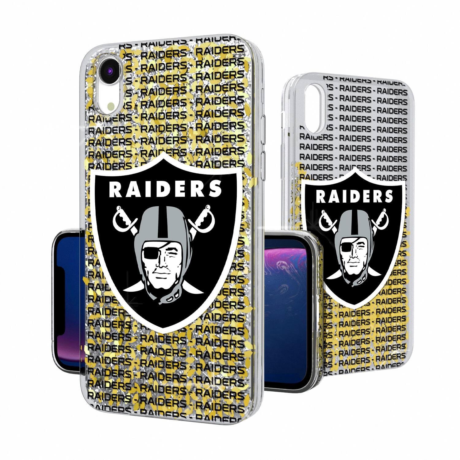 Keyscaper - NFL - Las Vegas Raiders iPhone Text Backdrop Design Glitter Case - 16 Pro - Multicolor price history on PriceWatchPro
