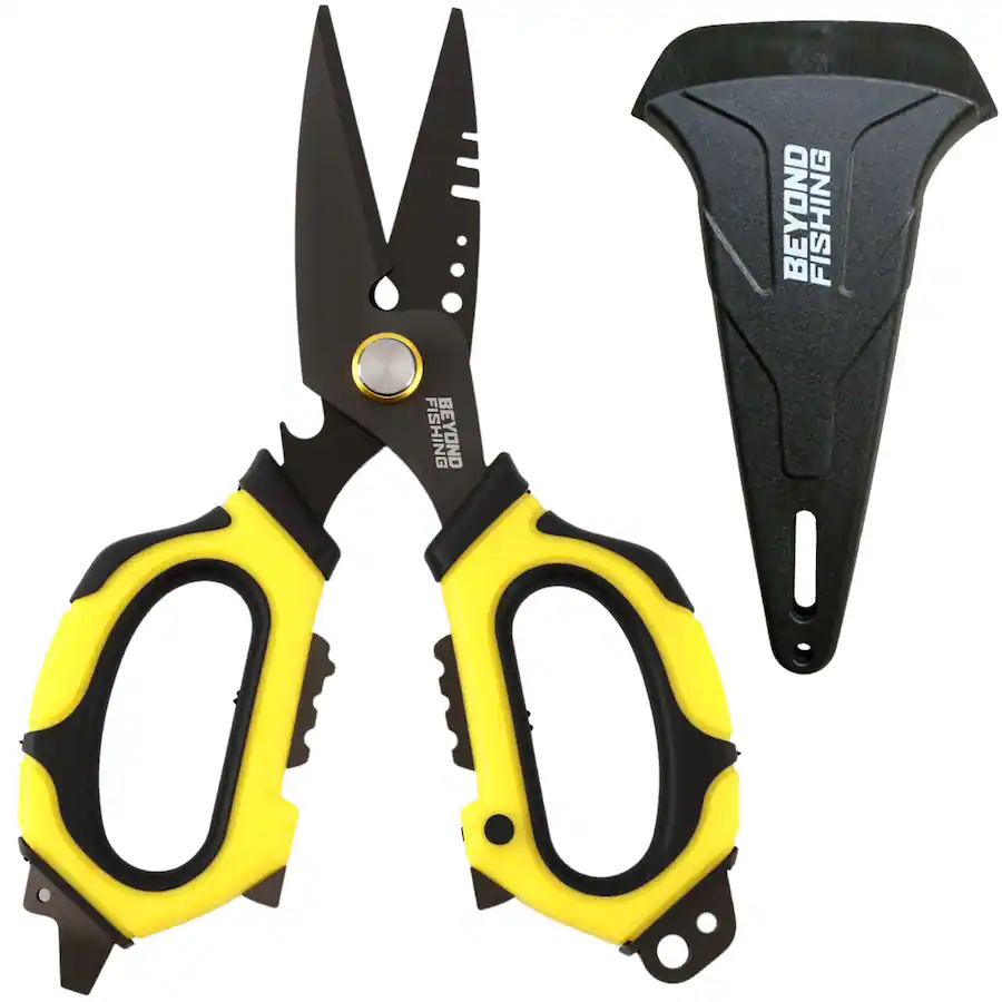 Beyond Braid OmniPro 6.5” Multi Function Fishing Scissors, Titanium ...