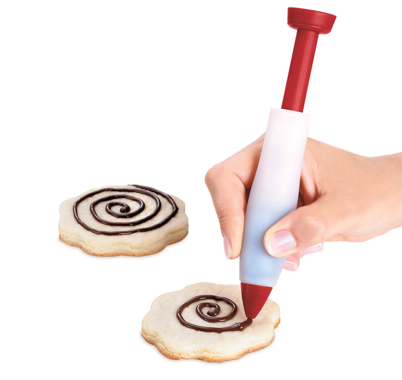Alt View 1. Cuisipro - Cookie And Cupcake Decorating Pen Baking Deco Food Frosting Pen - Red.