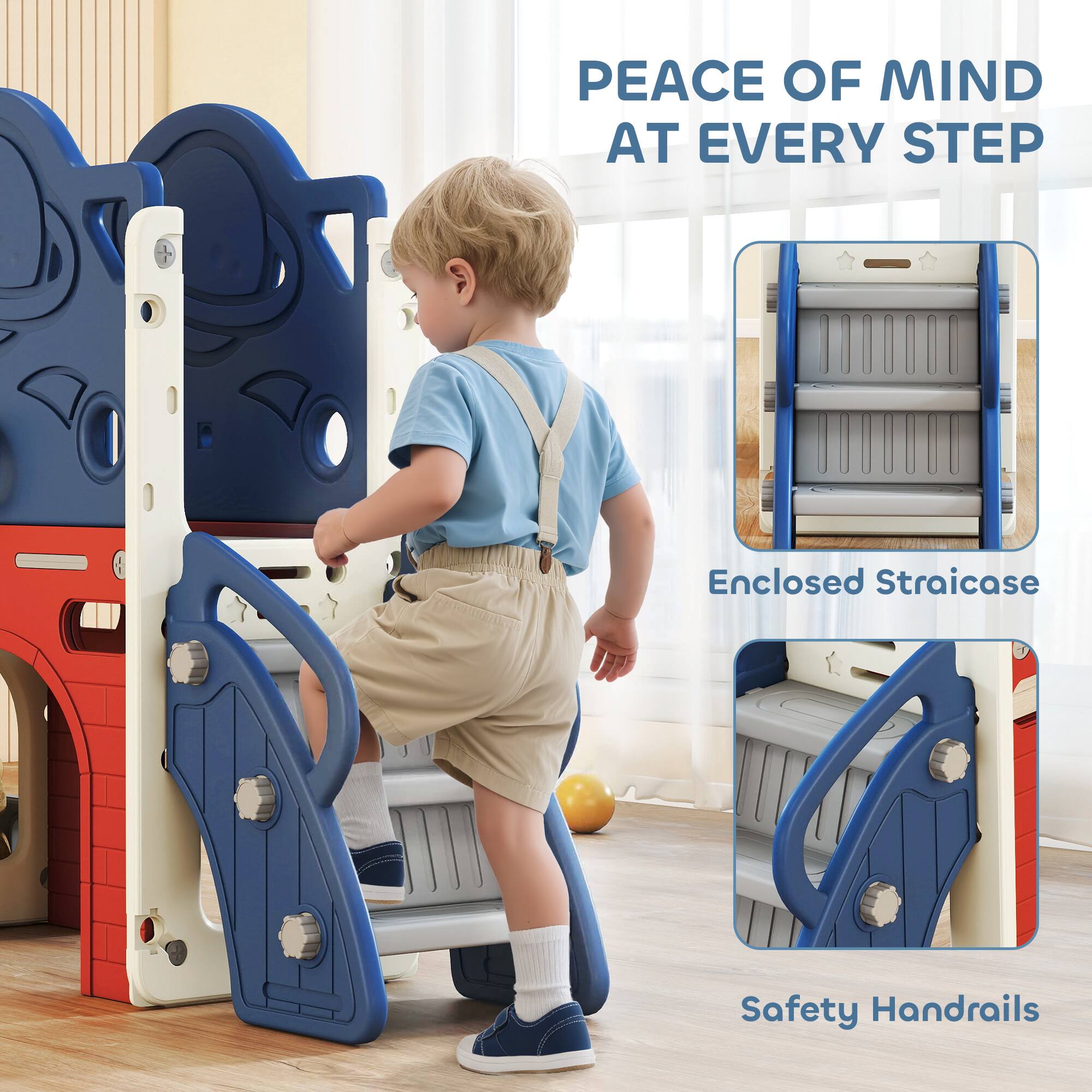 PEACE OF MIND AT EVERY STEP

Enclosed Staircase

Safety Handrails