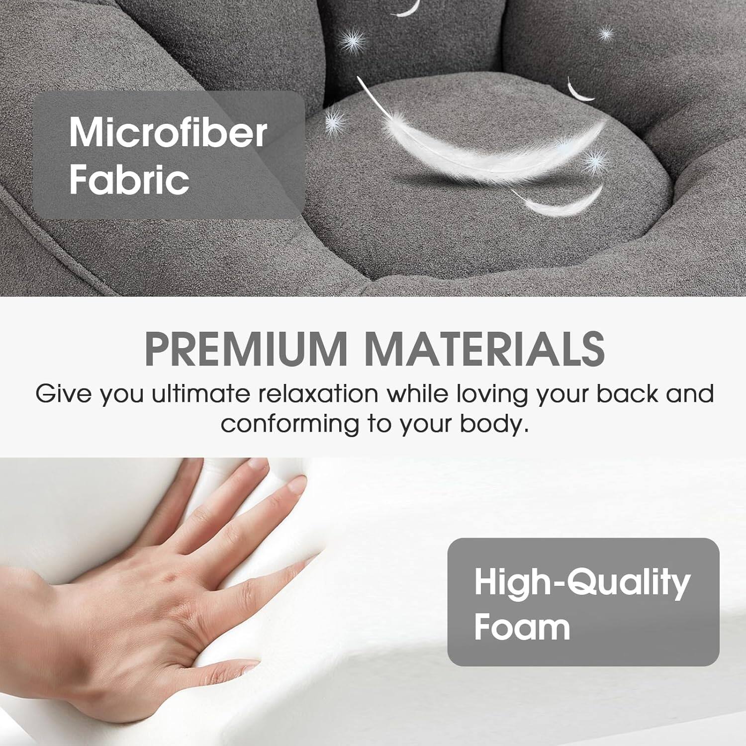 Microfiber Fabric

PREMIUM MATERIALS

Give you ultimate relaxation while loving your back and conforming to your body.

High-Quality Foam