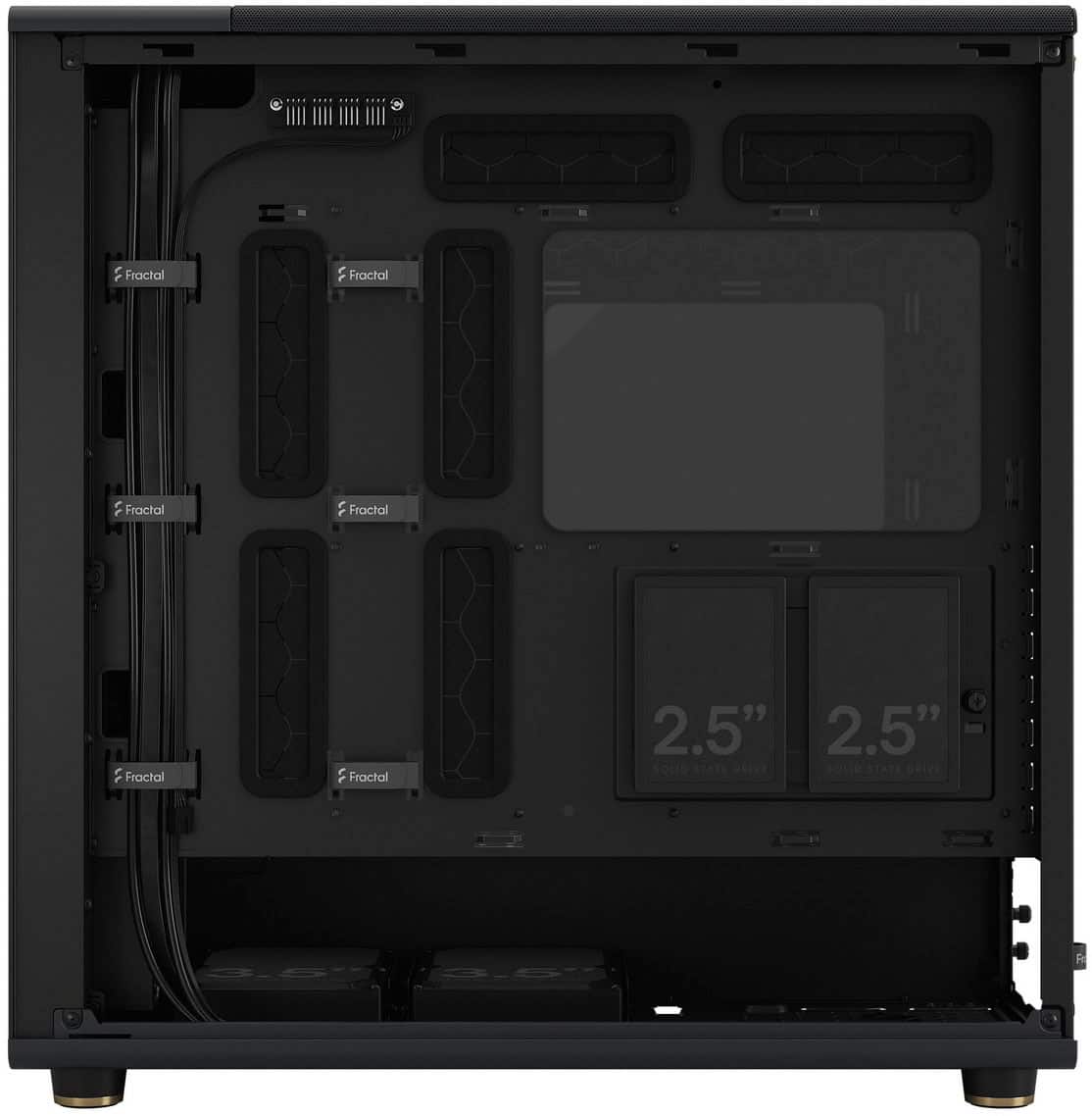 The text on the image reads:
1 Fractal 11 Fractal 2.5" 2.5" Solid State Drive
2.5" Solid State Drive