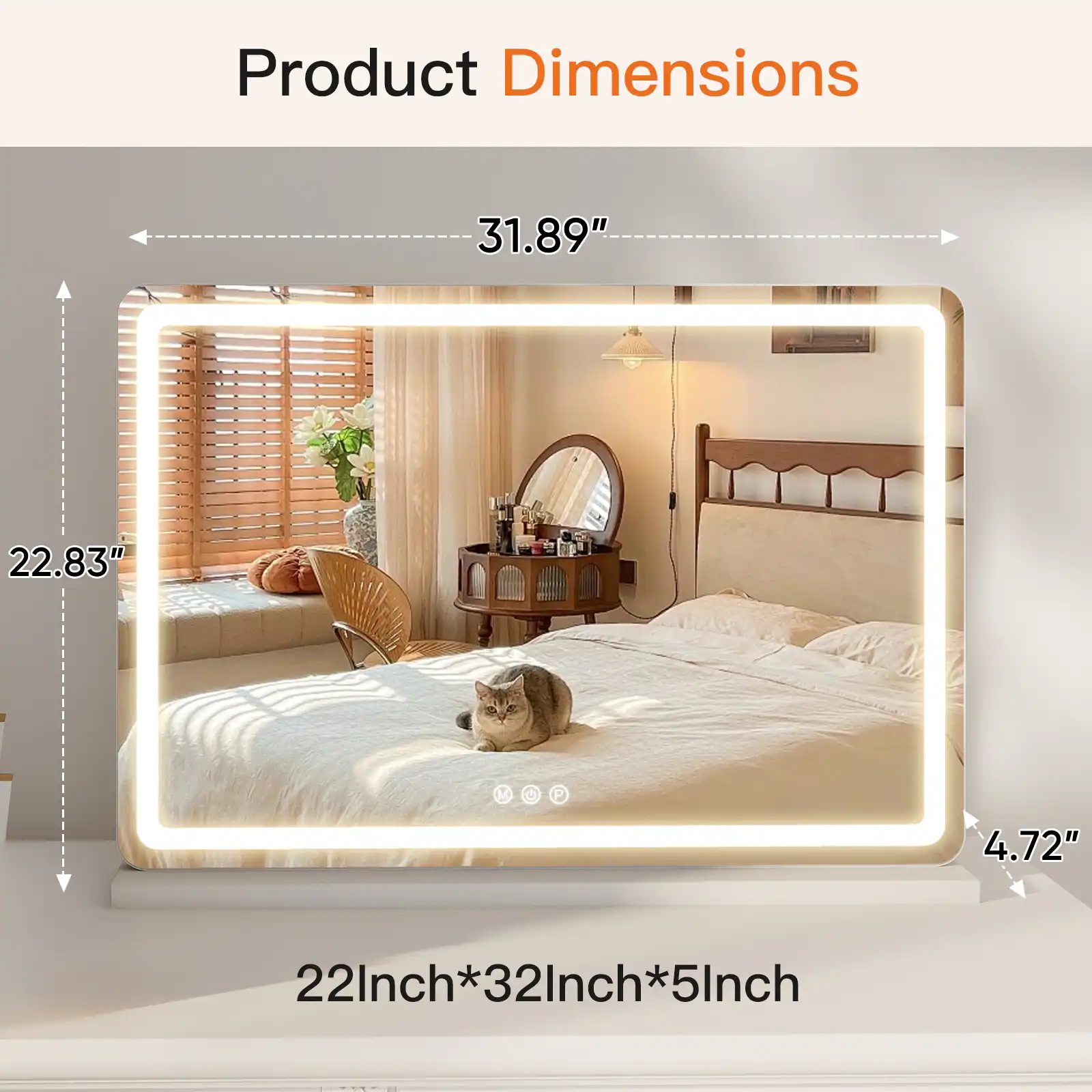 Product Dimensions: 31.89" x 22.83" x 4.72"  
22Inch*32Inch*5Inch