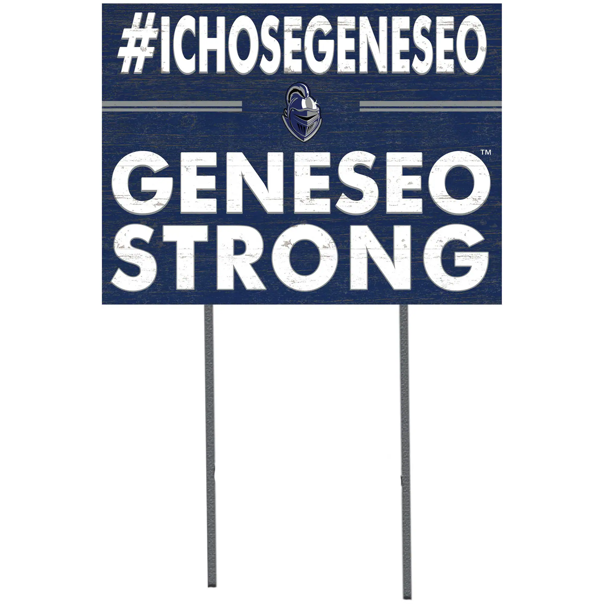 SUNY Geneseo Knights 18" x 24" Yard Sign