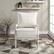 Alt View 15. OSP Home Furnishings - Kaylee Spindle Chair - White Linen.