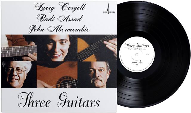Larry Coryell
Badi Assad
John Abercrombie
Three Guitars
Three Guitars
Coryell - Assad - Abercrombie
Chesky Records